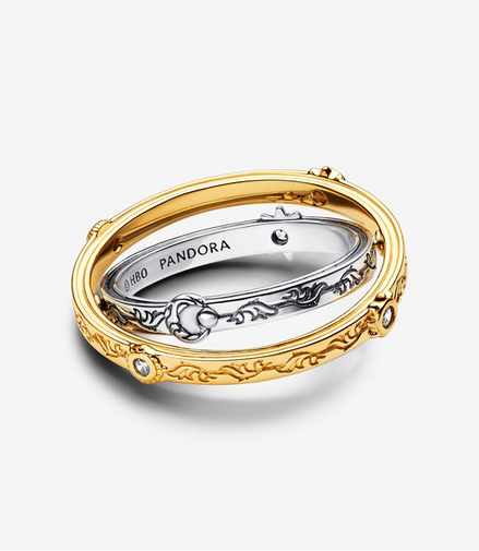 Pandora Game of Thrones Spinning Astrolabe Ring Size 7