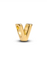 Pandora Letter V Alphabet Gold-Plated Charm