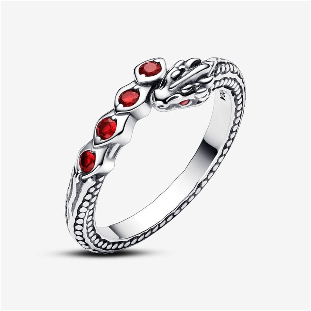 Pandora Game of Thrones Dragon Sparkling Ring Size 6