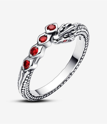 Pandora Game of Thrones Dragon Sparkling Ring Size 6