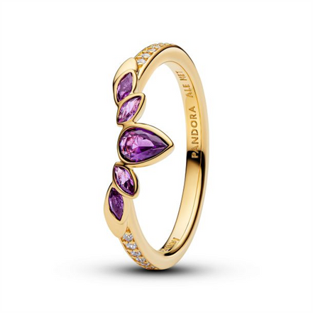 Pandora Disney Frozen Queen Anna Gold-Plated Tiara Ring Size 58