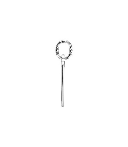 Pandora ME/Moments Silver Engravable Rectangle Tag Pendant
