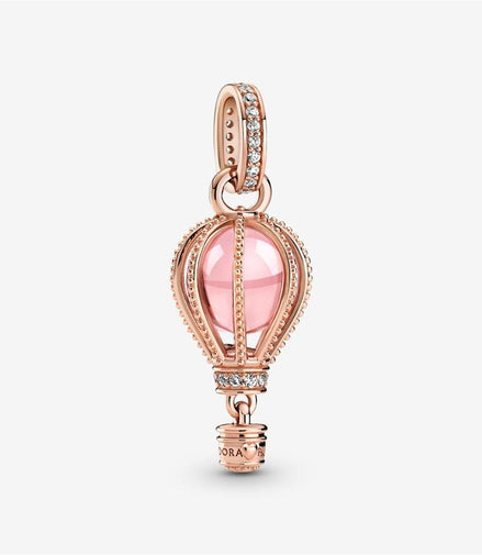 Pandora Moments Sparkling Pink Hot Air Balloon Dangle Charm