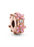 Pandora Moments Pink Daisy Spacer Clip Charm