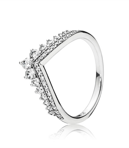 Pandora Timeless Princess Wishbone Ring Size 8.5