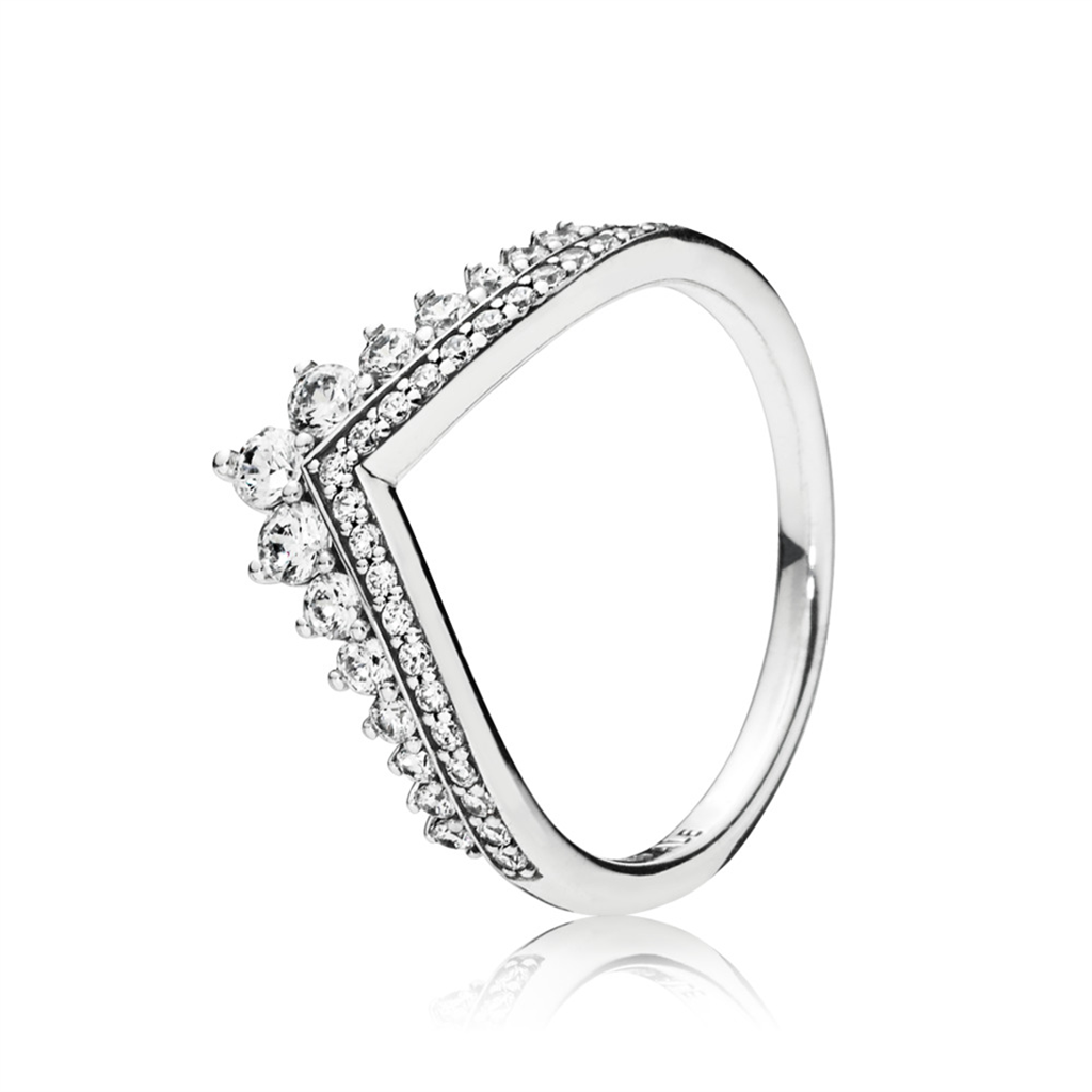 Pandora Timeless Princess Wishbone Ring Size 4.5