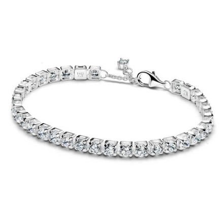 Pandora Sparkling Bold Tennis Bracelet Size 20