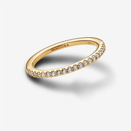 Pandora Timeless Sparkling Band Ring Size 7