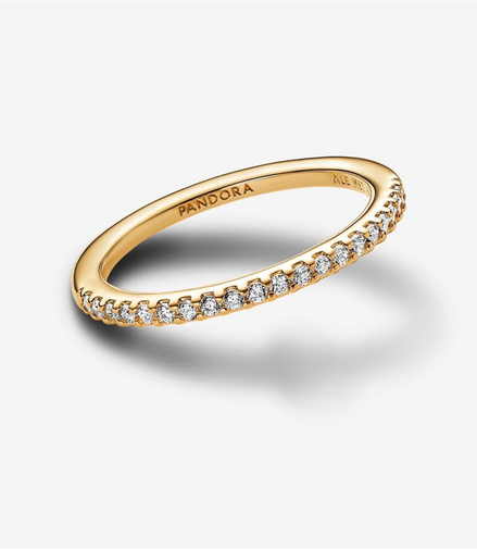 Pandora Timeless Sparkling Band Ring Size 7
