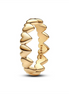 Pandora Moments Row of Hearts Ring Size 4.5