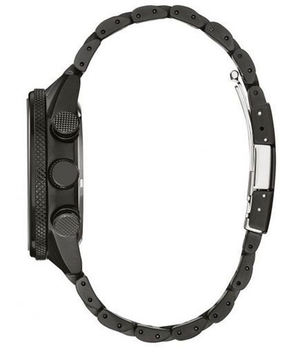 Citizen Eco-Drive Nighthawk Black Ion-Plated Bracelet Watch