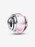 Pandora Moments Encircled Pink Murano Glass Charm
