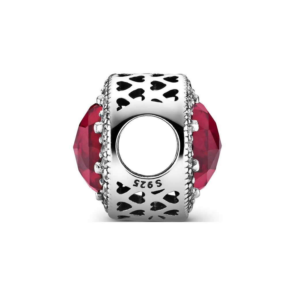 Pandora Sparkling Cerise Pink Charm