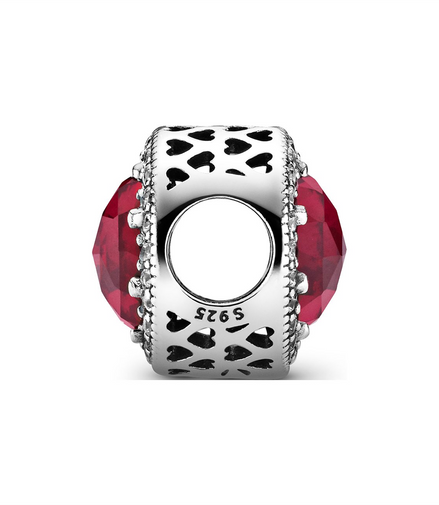 Pandora Sparkling Cerise Pink Charm