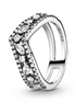Pandora Timeless Sparkling Marquise Double Wishbone Ring Size 6