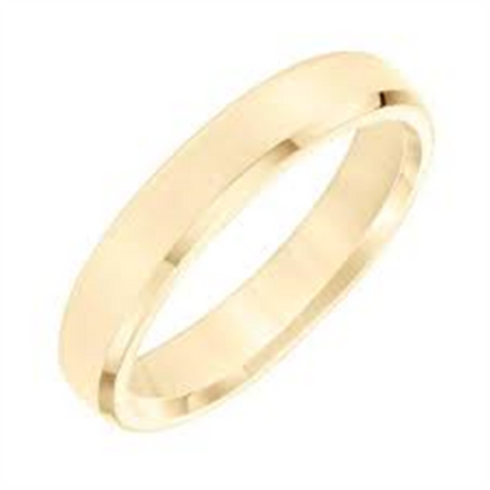 Men's 14K Yellow Gold Wedding Band Size 10