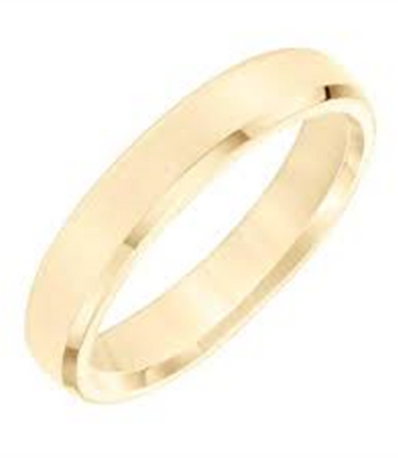 Men's 14K Yellow Gold Wedding Band Size 10