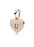 Pandora Rose Shimmering Keyhole Dangle Charm