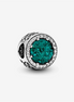 Pandora Moments Sea Green Radiant Hearts Charm