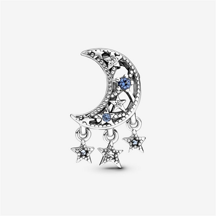 Pandora Moments "Dream Big" Star & Crescent Moon Charm