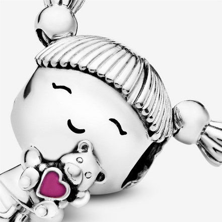 Pandora Moments Little Girl Silver Charm