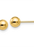 14Ky 5Mm Ball Post Earring