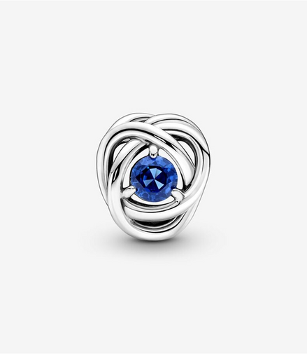 Pandora Moments September Blue Eternity Circle Charm