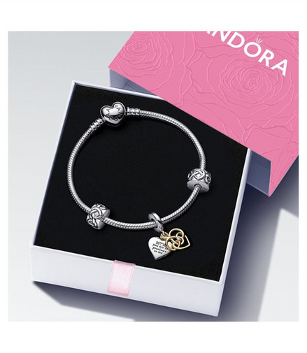 Pandora Timeless Lab-Grown Diamond And Hearts Bracelet Gift Set