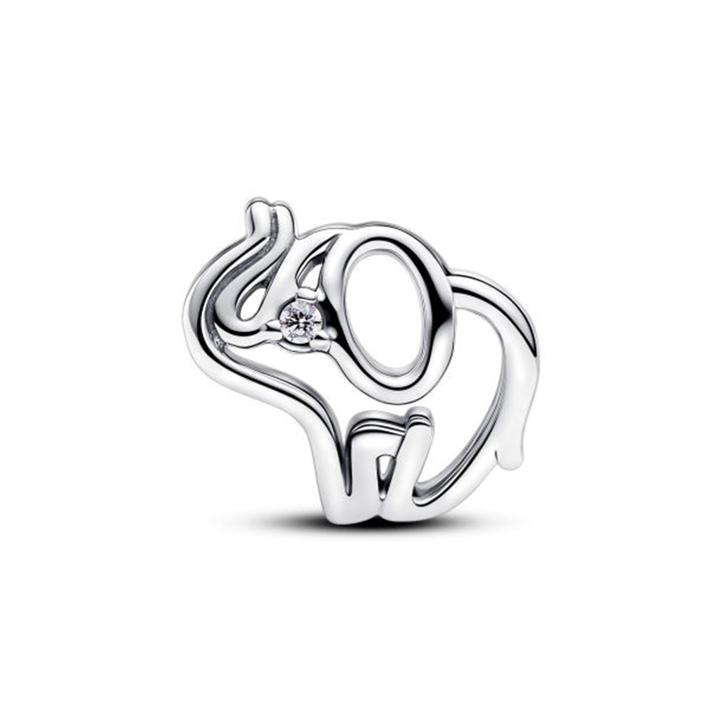 Pandora Moments Openwork Elephant Charm