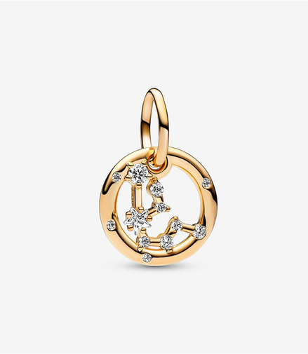 Pandora Moments Aquarius Zodiac Dangle Charm