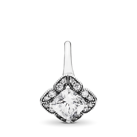 Pandora Timeless Crystalized Floral Fancy Ring Size 6