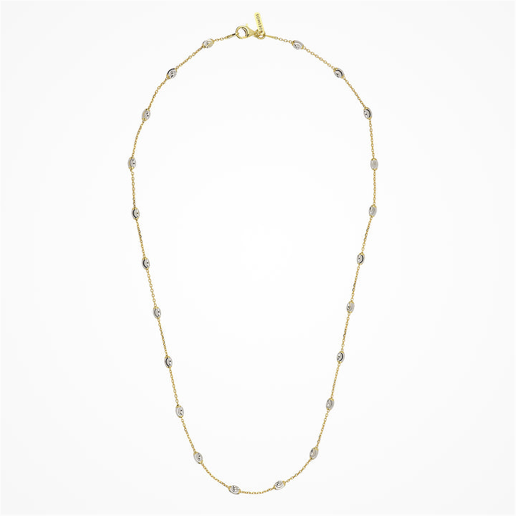 Desmos Two Tone Station Moon Necklace
