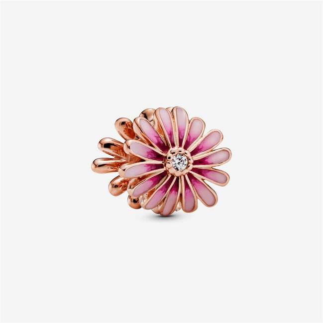 Pandora Moments Pink Daisy Charm