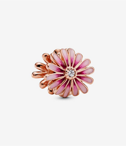 Pandora Moments Pink Daisy Charm
