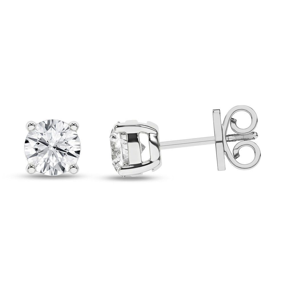 Revelation 14K Gold 1.00 CTW Lab Grown Diamond Stud Earrings