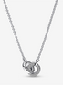 Pandora Signature Intertwined Pavé Pendant Necklace 45 cm