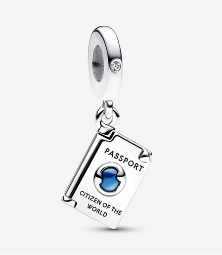 Pandora Moments Openable Passport Dangle Charm