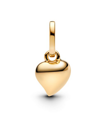 Pandora ME/Moments Heart Mini Gold-Plated Dangle Charm