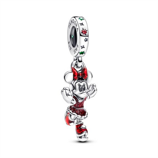 Pandora Disney Minnie Mouse Ice Skating Dangle Charm