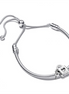 Pandora Open Heart Padlock And Key Bracelet Set