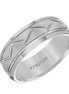 Triton Black Tungsten Carbide Domed Comfort Fit Band Size 9