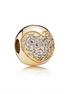 Pandora Timeless 14K Gold Love of My Life Clip Charm