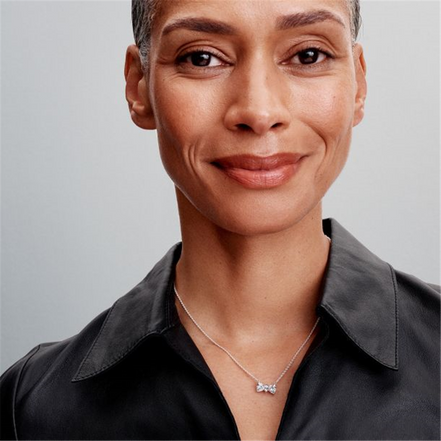 Pandora Timeless Sparkling Bow Necklace 45 cm