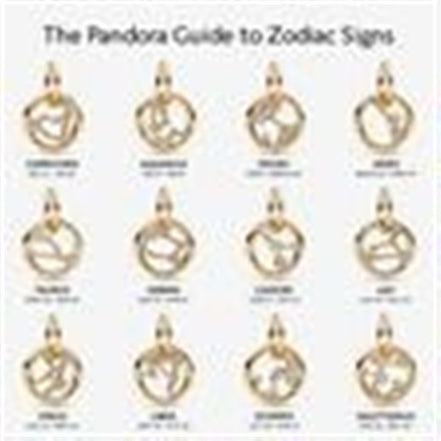 Pandora Moments Gemini Zodiac Dangle Charm