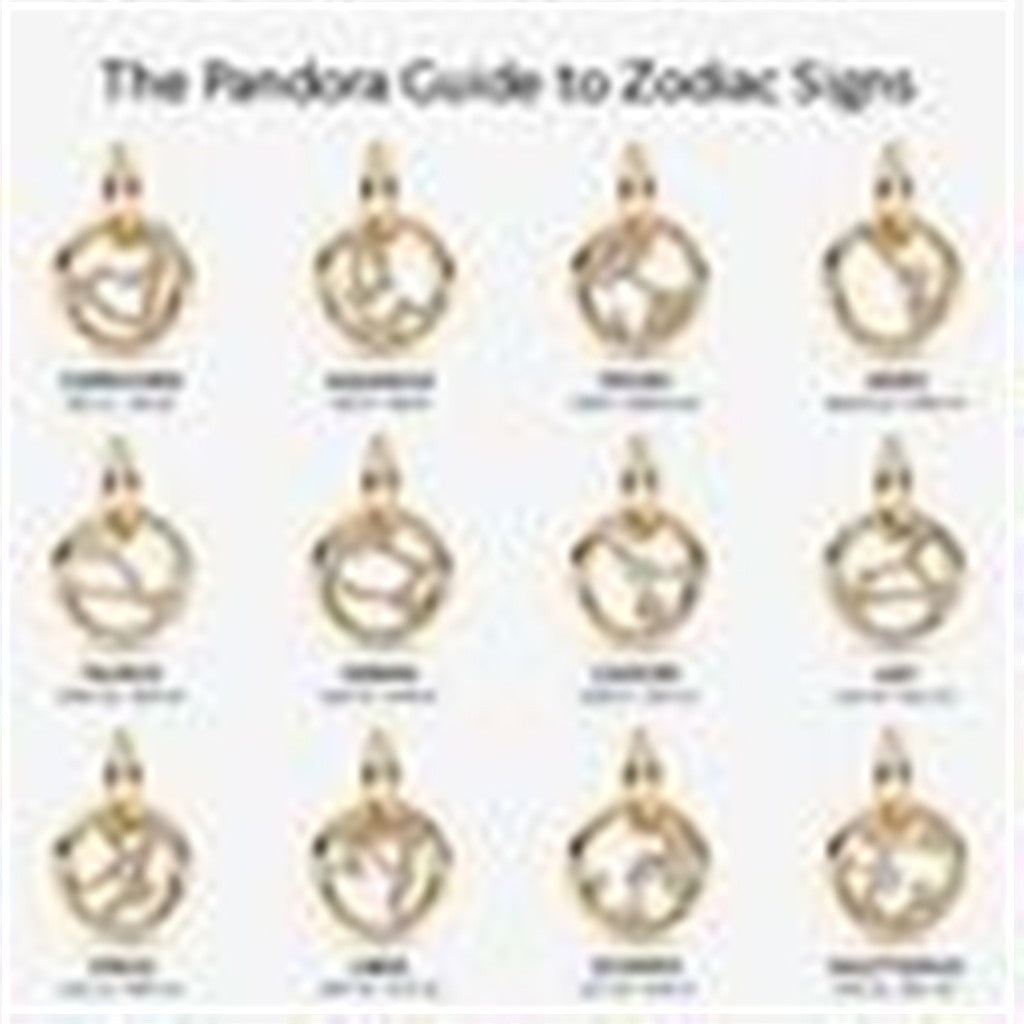 Pandora Moments Gemini Zodiac Dangle Charm
