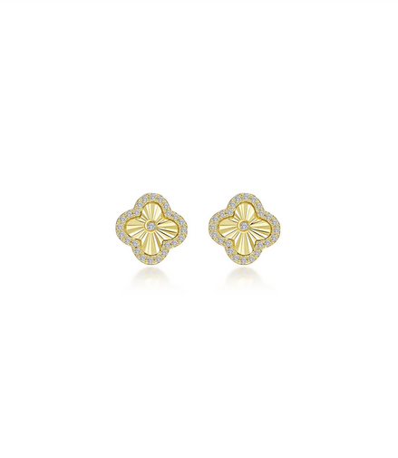 0.5 CTW Halo Stud Earrings