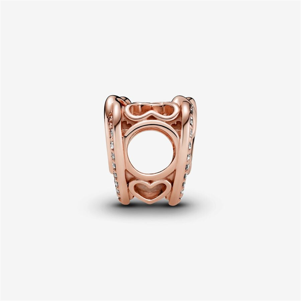 Pandora Moments Sparkling Entwined Hearts Charm