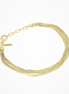 Desmos 18K Gold plated Spark Mutli-Stand Bracelet 7.25"