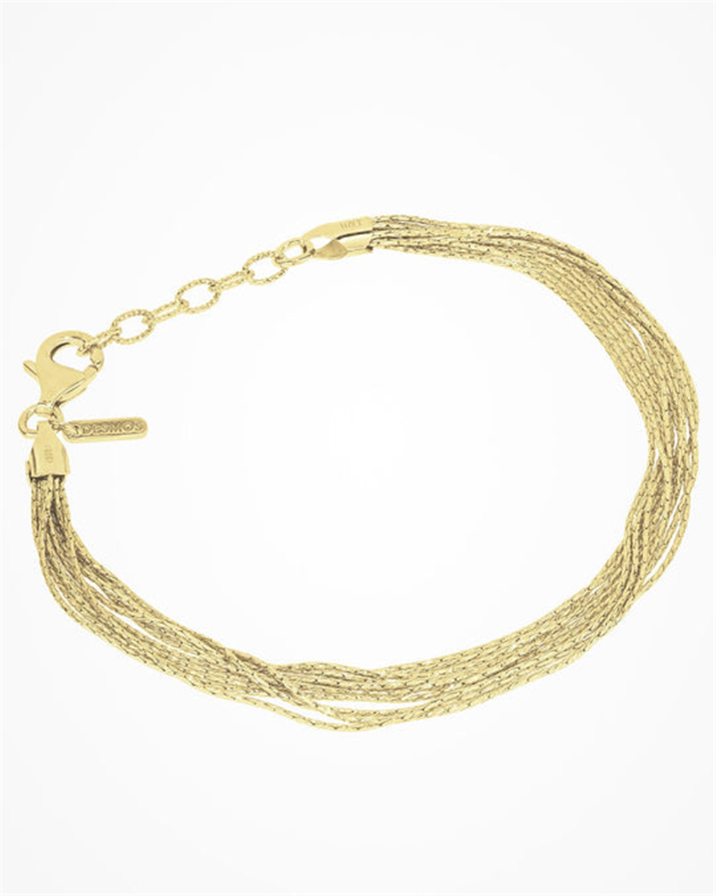 Desmos 18K Gold plated Spark Mutli-Stand Bracelet 7.25