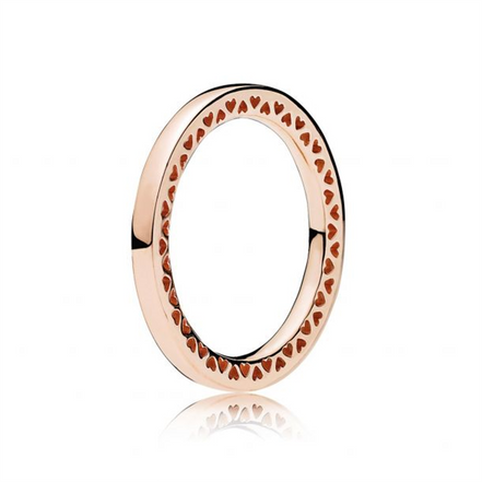Pandora Rose Classic Hearts of Pandora Ring Size 5